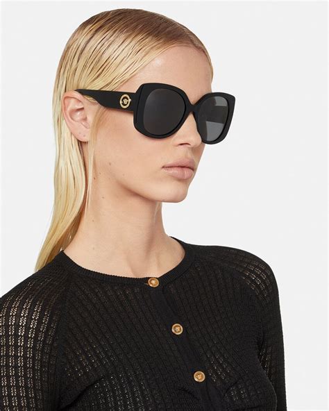 greca versace sunglasses|Versace medusa sunglasses.